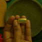 Gold Finish Hook Drop Square Stud-111A