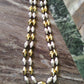 2 Layer Dolki - Black thread  Golden   & Silver Beads without Stud