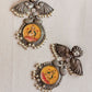 Silver Finish Twin peacock ,vinayagar haaram