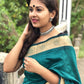 Silver Finish Lakshmi Coin Necklace  with stud
