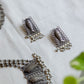 Silver Finish Fish sequence Chocker with stud