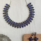 Silver Finish 3 layered  Geometry Necklace -44 C