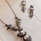 Silver Finish chain with gadai pendant