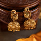 Matte finish - Statement Peacock Jhumka