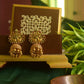 Matte finish - Twin Peacock Stud Jhumka