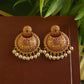 Matte finish-  chandbali model With Pearls -26A