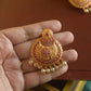 Matte finish-  chandbali model With Pearls -26A