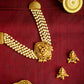Gold  Finish Multi Pearl layer  lakshmi choker