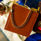 Matte  Finish  small Mango Necklace with Jhumka - 62 B