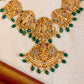 Matte Finish Dasavadaram necklace  with stud