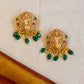 Matte Finish Dasavadaram necklace  with stud
