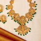Matte Finish Dasavadaram necklace  with stud