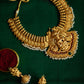 Matte Finish coin Necklace with lakshmi pendant