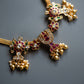 Kemp Gold Finish Chain, Thiruman Sanju chakra pendant