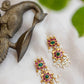 Jumbo guttapuslu & flower pendant rice peral hangings with stud
