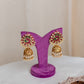 Peacock big stud twin peacock jhumka