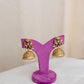 Lotus stud   statement jhumka  4B