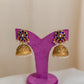 Lotus stud statement jhumka 4C