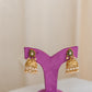 Mango   stud peacock jhumka- 6A