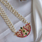 5 Layer Pearl with twin peacock model pendant
