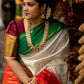 Mango motifs  Jumbo Haaram with stud