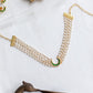 Gold Finish Pearl Beads dainty high neck chocker-14 E