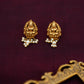 Gold Finish  Nagas Lakshmi Pedantant  Small Chocker pearl hangings