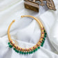 Gold finish hasli  with  Mango Studding