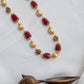 Pearl and Multi beads mala -  Maroon