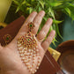 Kemp statement stud with pearl hanging