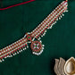 Semi Precious Kemp - Gold Finish  Traditional Attigai necklace