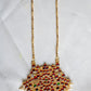 Imitation Kemp - Twin peacock pendant with hangings #23