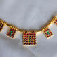 kemp - Gold Finish mangal sutra with  5 square  pendant