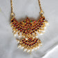 Imitation Kemp Long Chain - Twin Peacock Pendant with Pendant Hangings #45