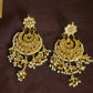 Gold Finish layered chandbali  - Model 2