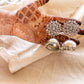 Rhodium Silver finish  kundan flower statement jhumkas