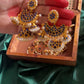 Kemp Half moon chandlier jhumka stud- #17