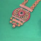 Matte finish Apple model necklace with jhumka
